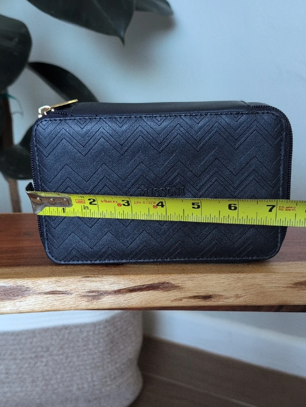 Missoni Exclusive Delta One Travel Case Pouch Blue Case Only Unused